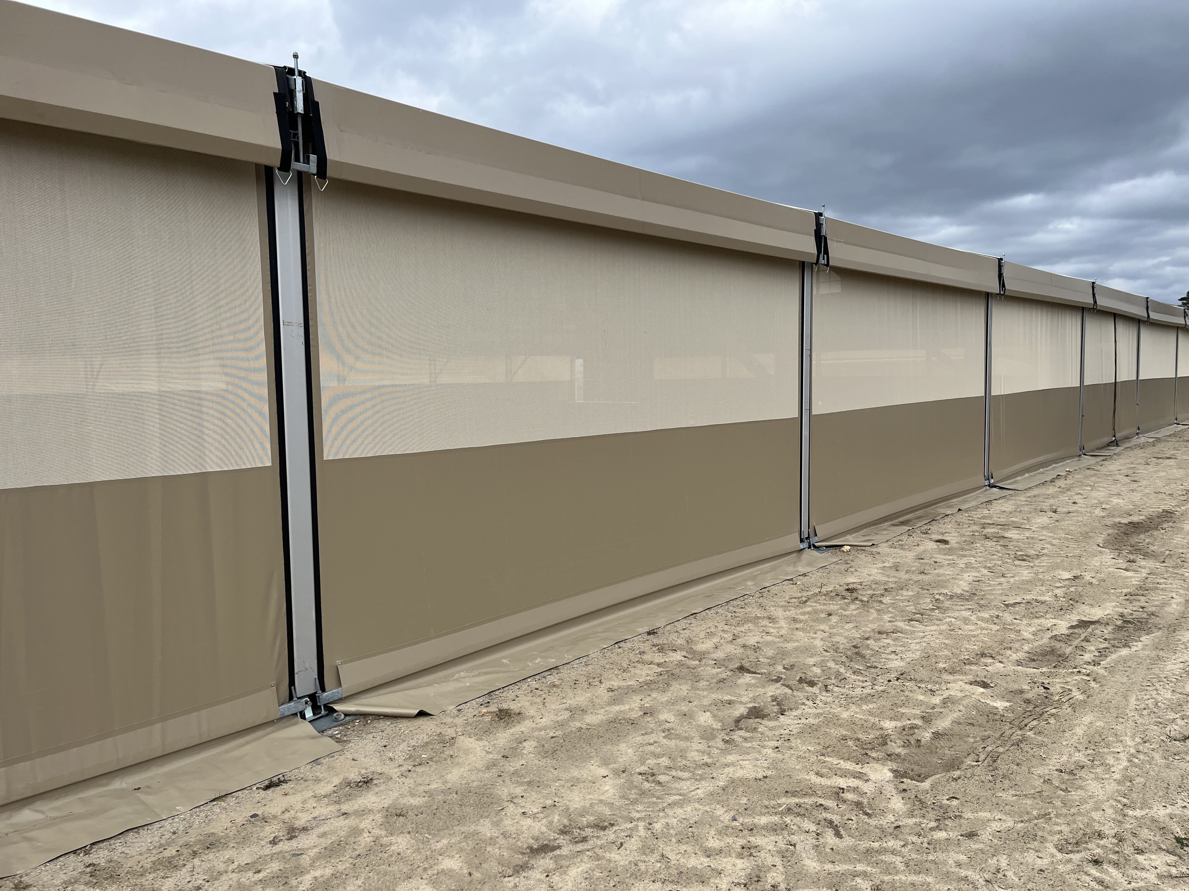 Couverture de carrière Equiphoria - Rideaux brise-vents - Extérieur