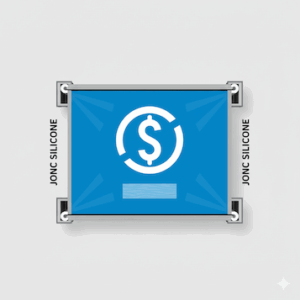 bâche avec jonc pvc