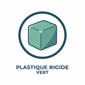 Plastique rigide vert