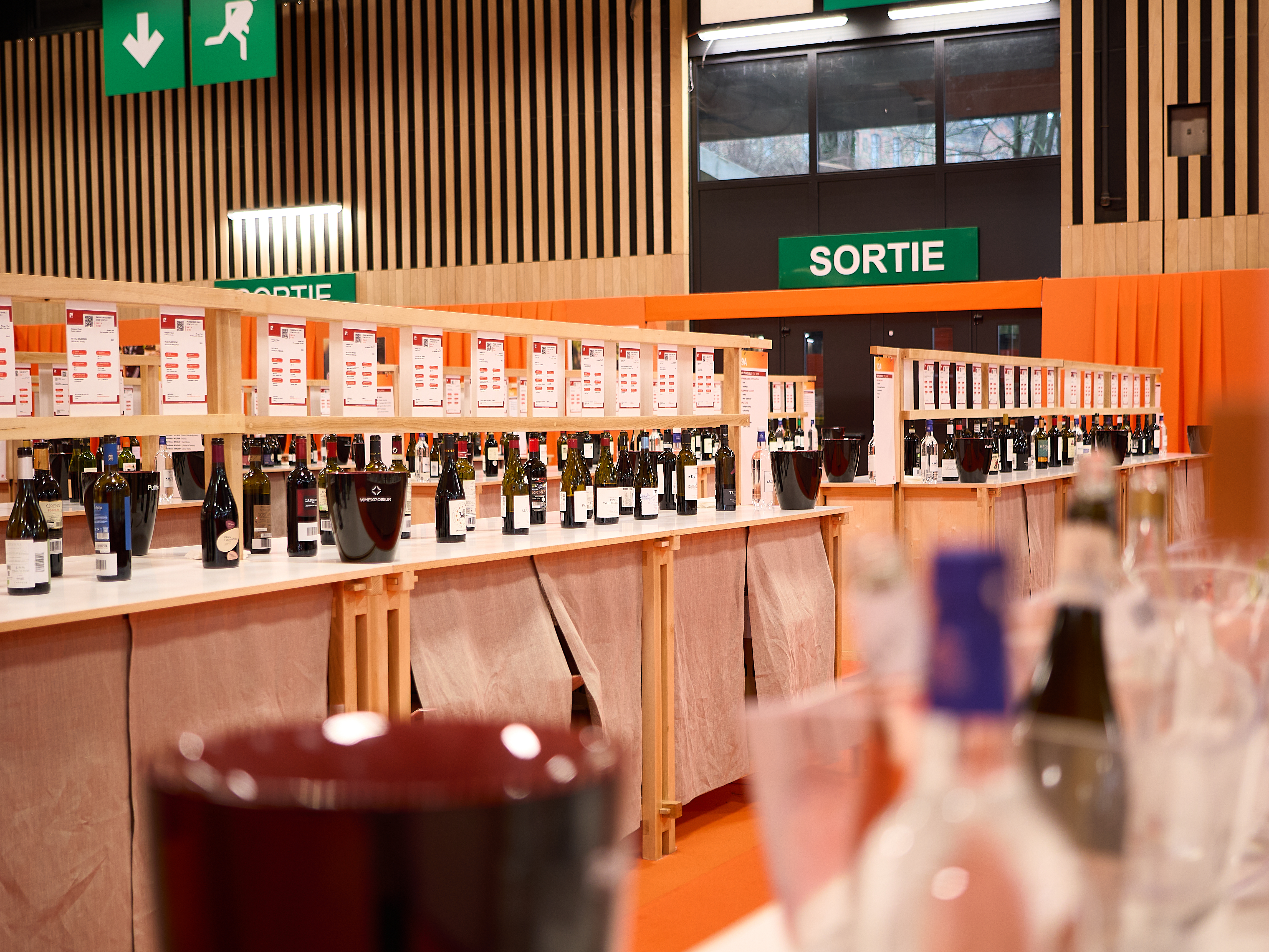 Salon Wine Paris - Meuble sur mesure dégustation de vin