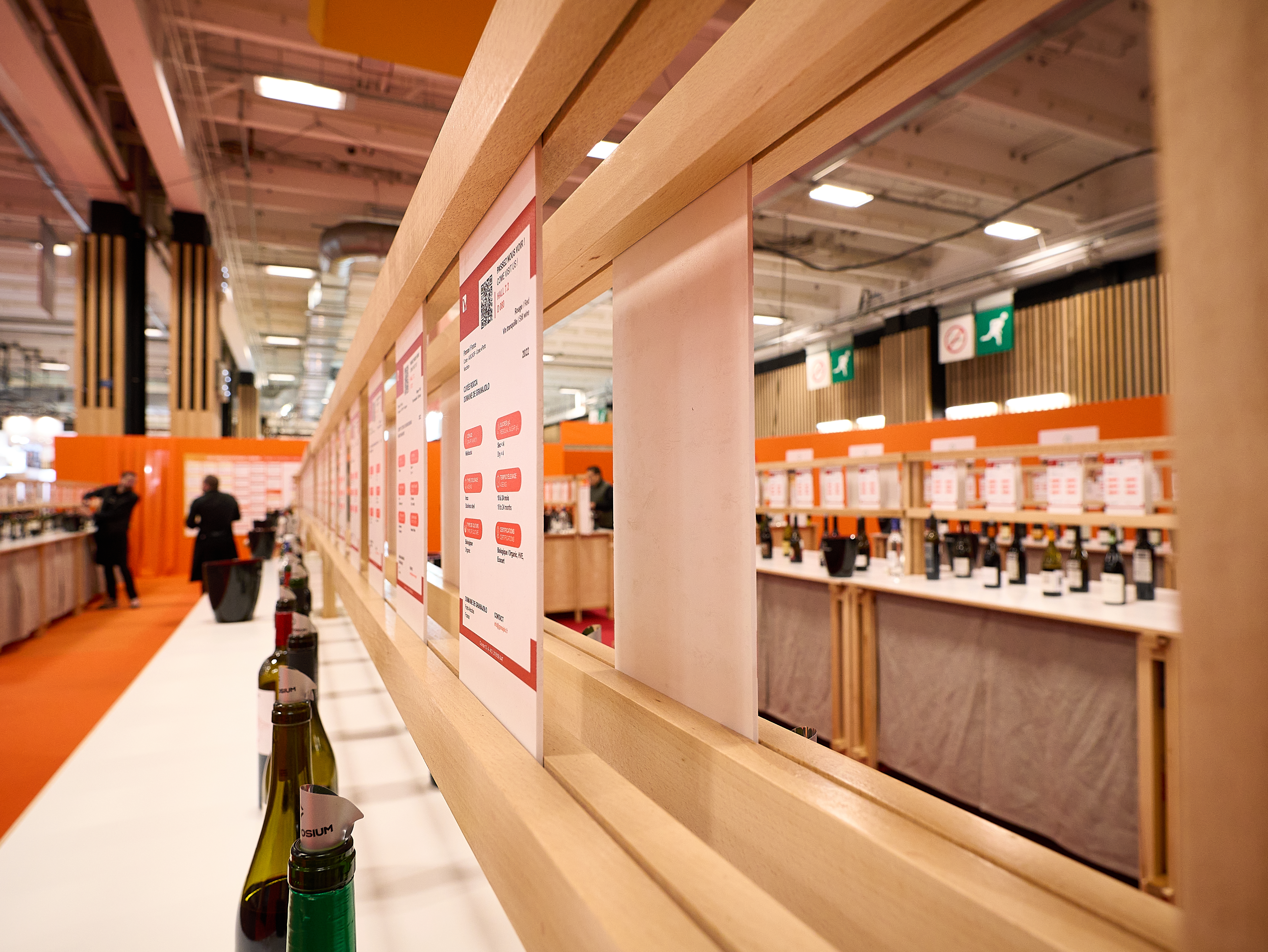 Salon Wine Paris - Signalétiques meubles de dégustation de vin