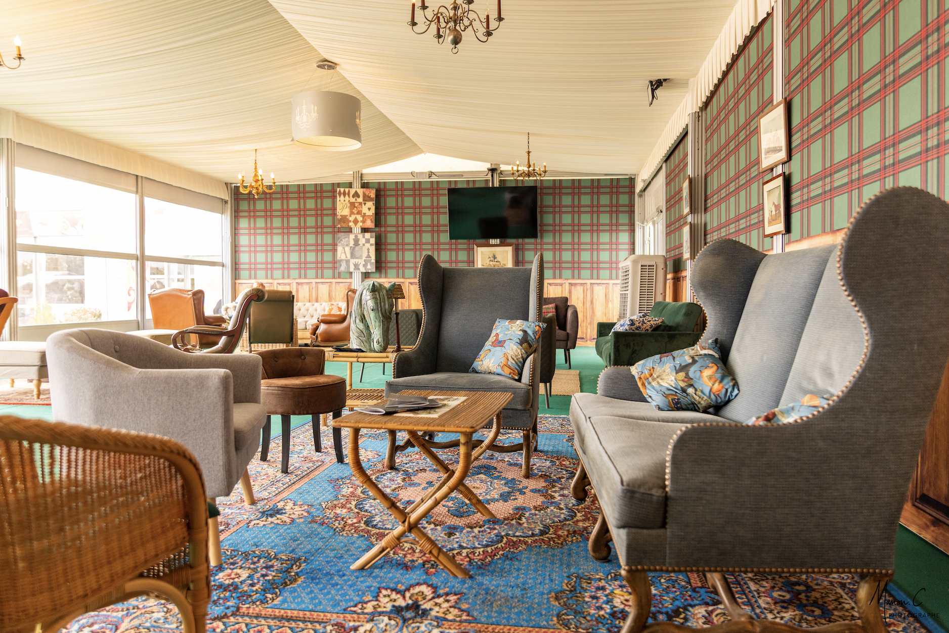 Installation du Jump'Est Club de l'événement équestre Jump'Est