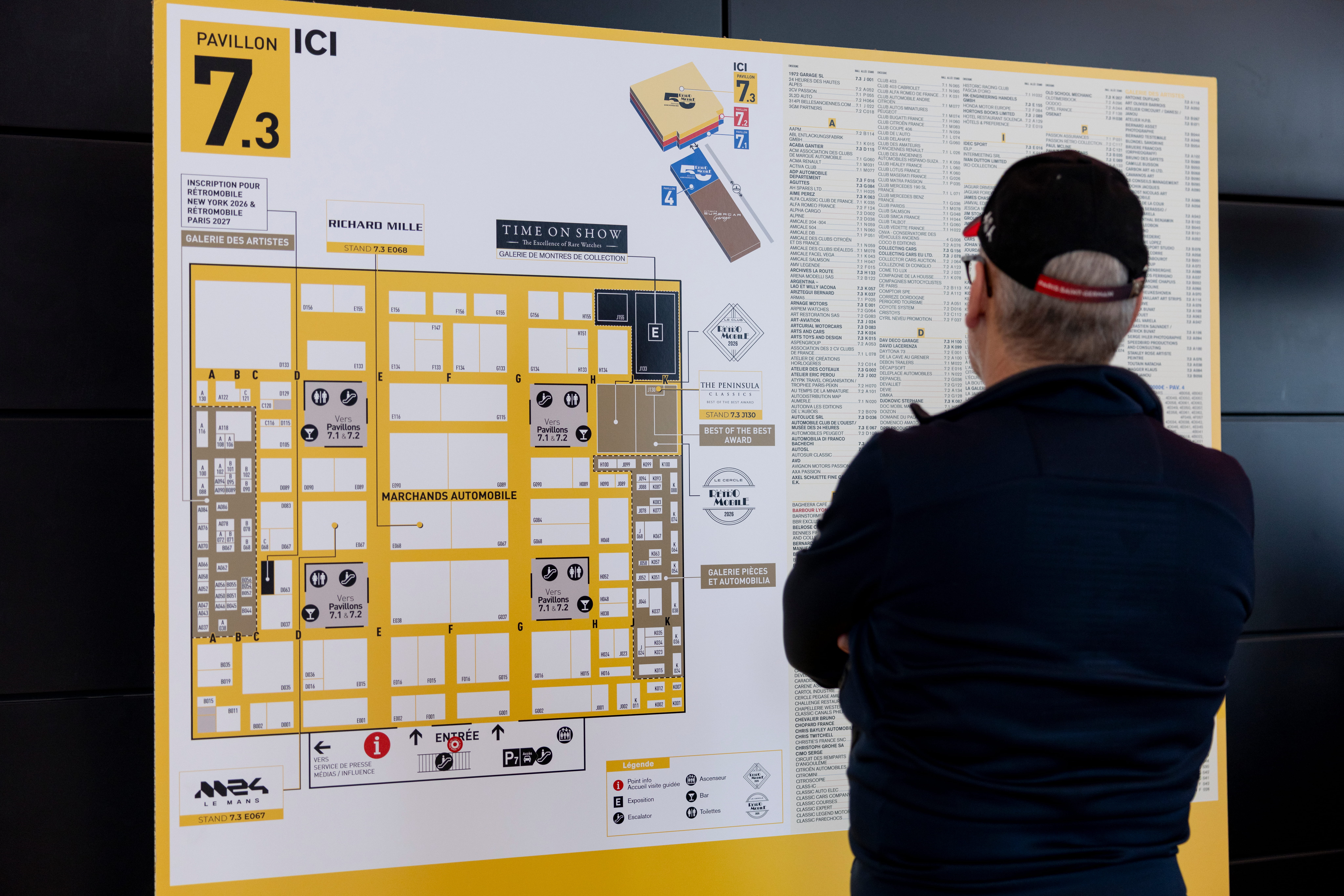 Installation générale Salon Rétrombile 2026 - Plan implantation