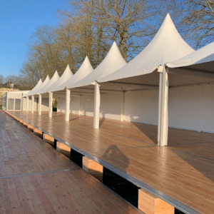 Plancher auto-lesté pour garden cottage